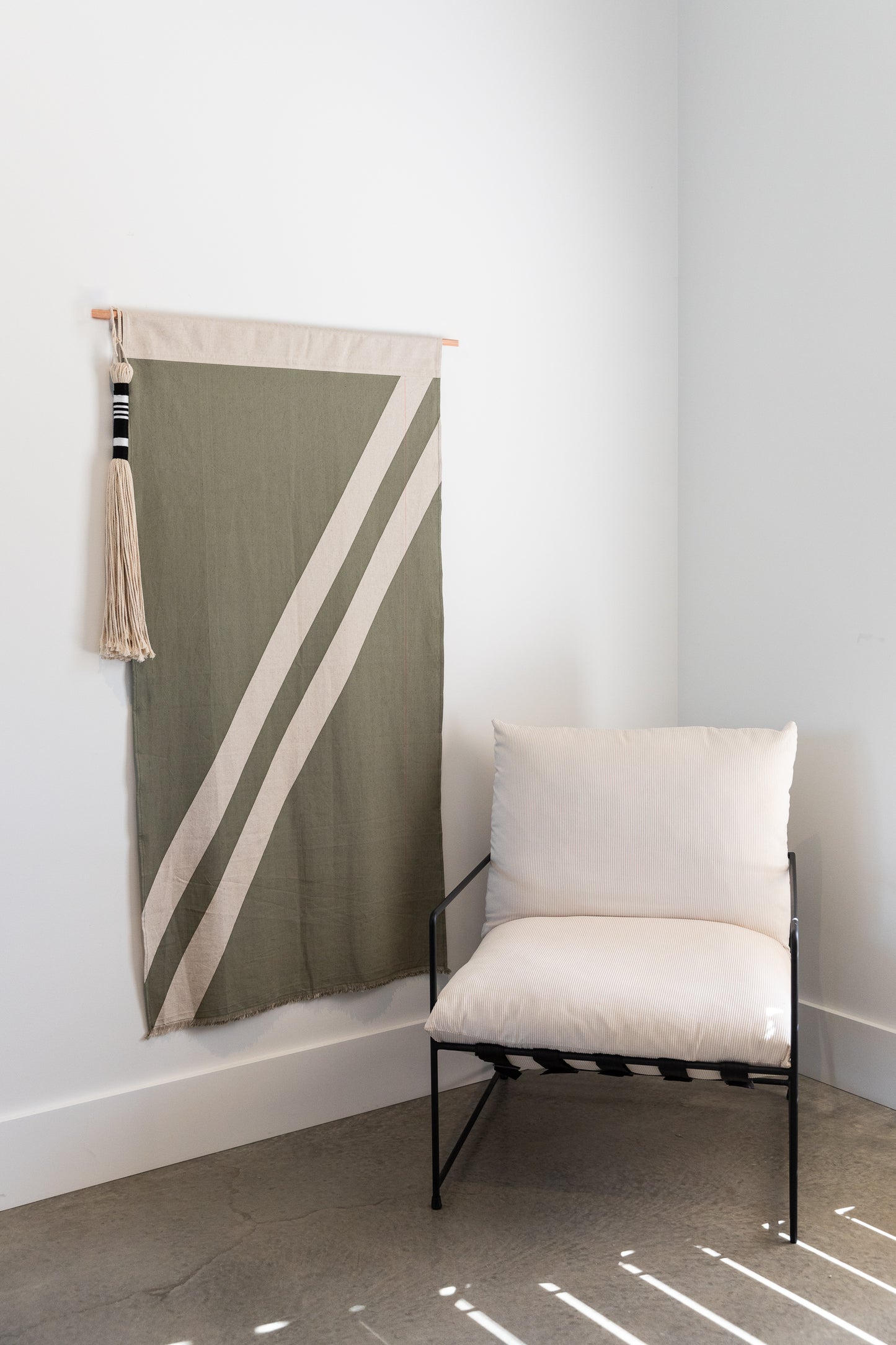 Double Stripe in Sage