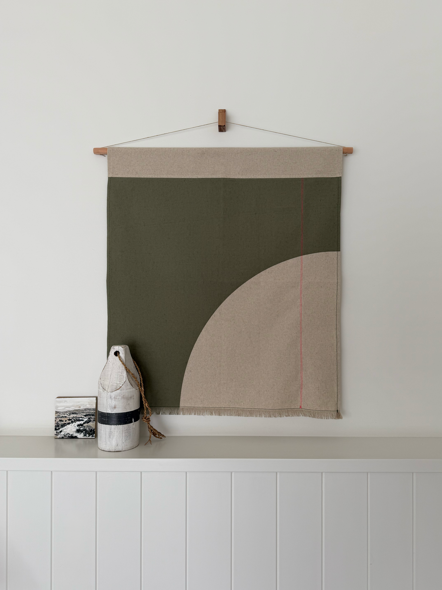 Square Pair - Sage + Sage & Watermelon