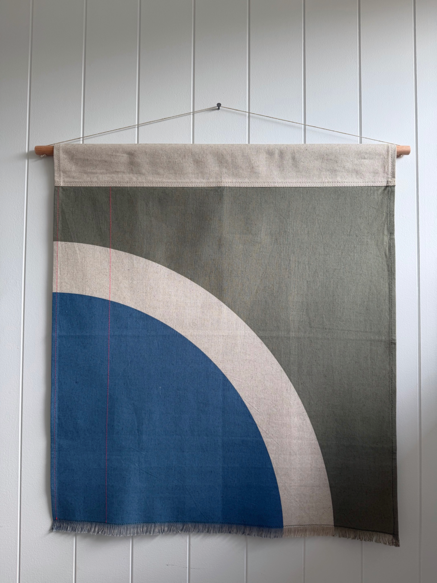 Square Banner in Sage & Ocean